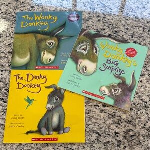 Scholastic Wonky Donkey and Dinky Donkey Book Trio